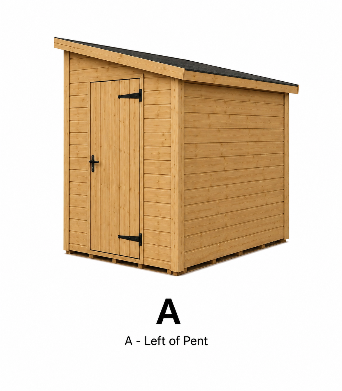 PENT SHED 5FT X 4FT